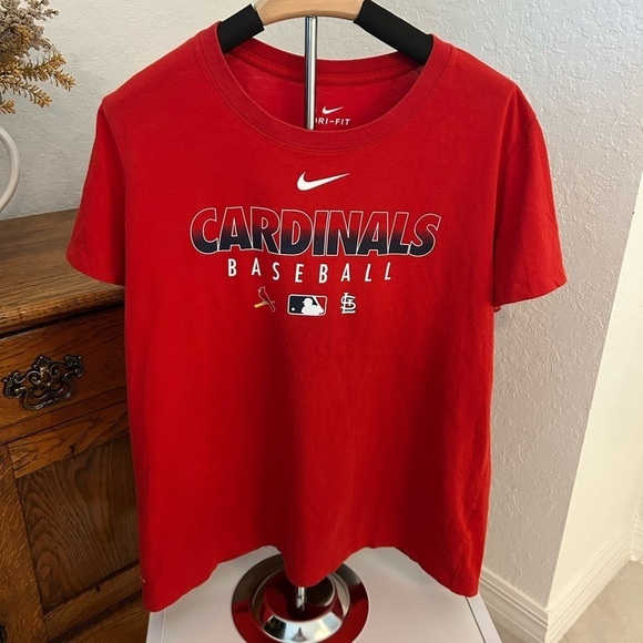 Cardinals Baseball Tee-Nike Dri-Fit Authentic Collection Performance Apparel - Picture 2 of 8